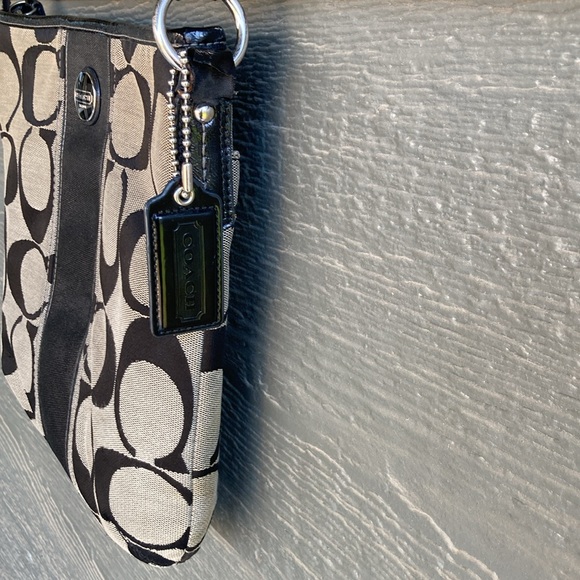 EUC | Coach Small Signature Canvas Shoulder Bag - Picture 3 of 13